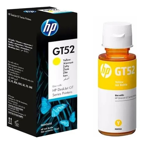 Botella De Tinta Gt52 Amarillo 70ml