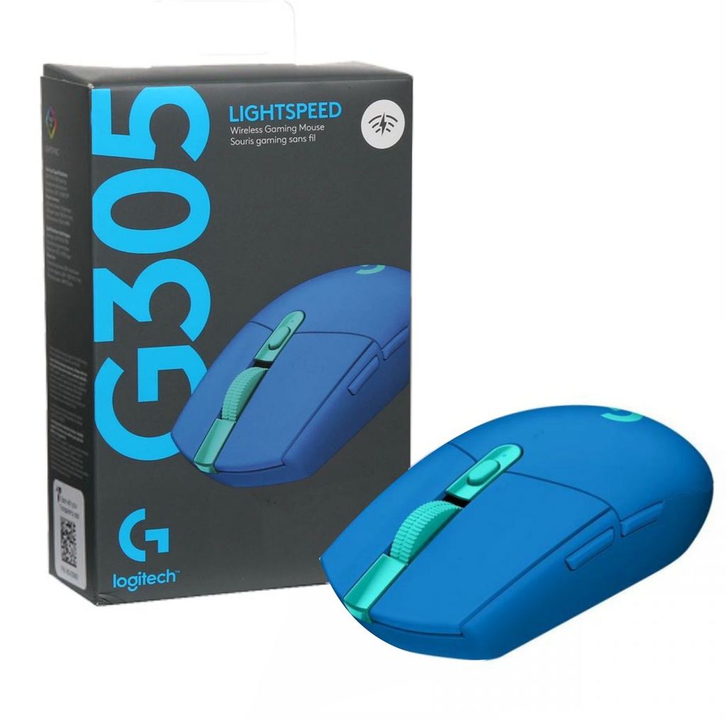 Mouse Logitech G305 gaming inalámbrico azul