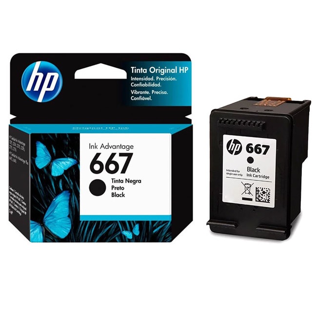 [3YM79AL] Cartucho HP original 667 negro