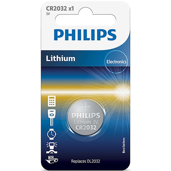 [CR2032/97] Pila de Litio Philips CR2032 3V