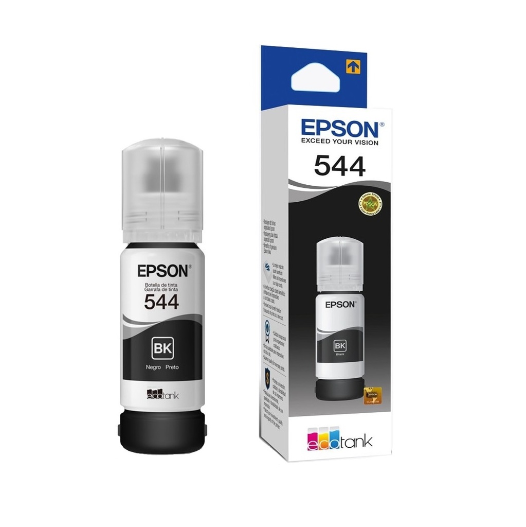 Botella de Tinta Epson Original ecoTANK Negra 65 ml