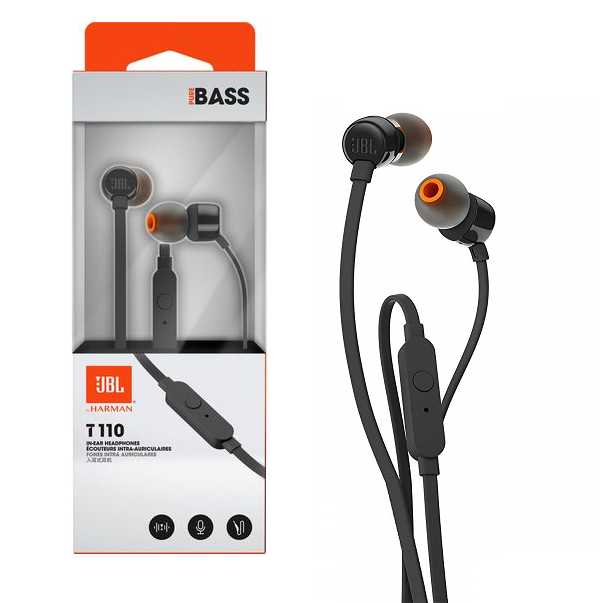 [Tune 110] Auriculares JBL T110 manos libre negro