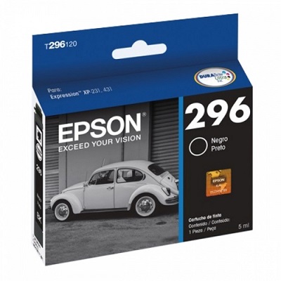 Cartucho De Tinta Epson T296 Negro