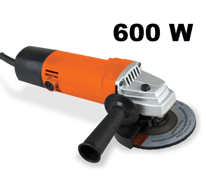 Amoladora 600W 12000 RPM 115mm Negro/Naranja