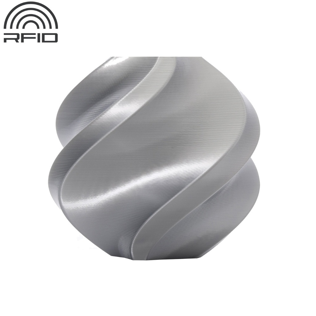 [A06-D1-1.75-1000-SPL] Filamento Bambu Lab PLA Silk+ plateado