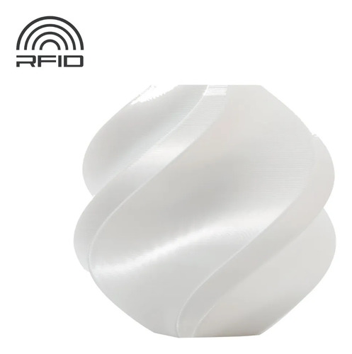 Filamento Bambu Lab PLA Silk+ blanco