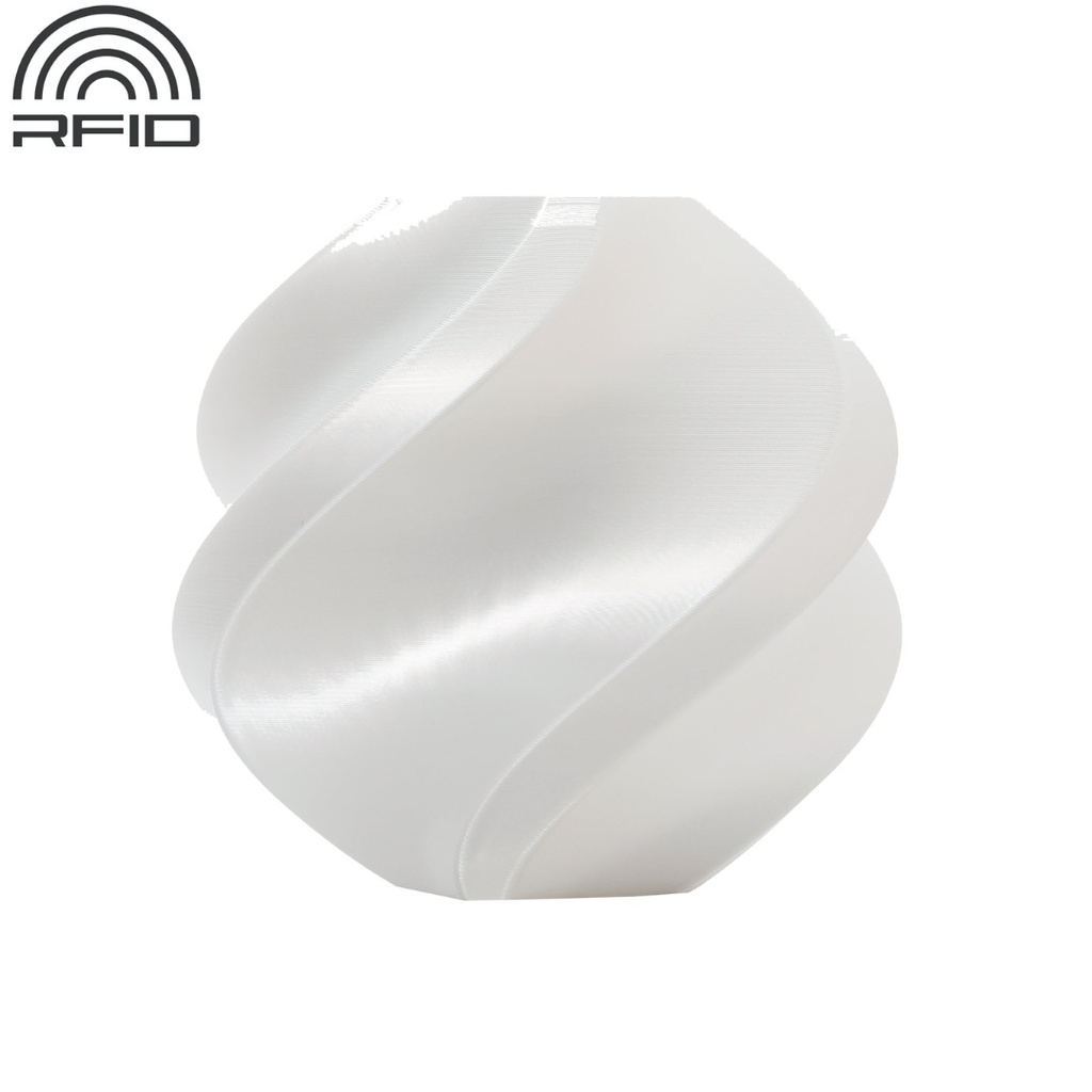 Filamento Bambu Lab PLA Silk+ blanco