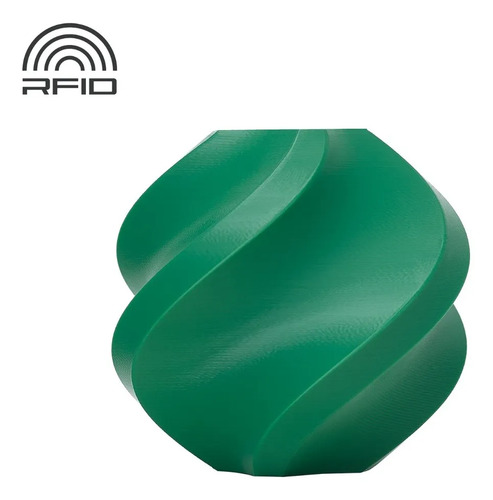 Filamento Bambu Lab PLA Basic verde oscuro 1.75mm 1kg