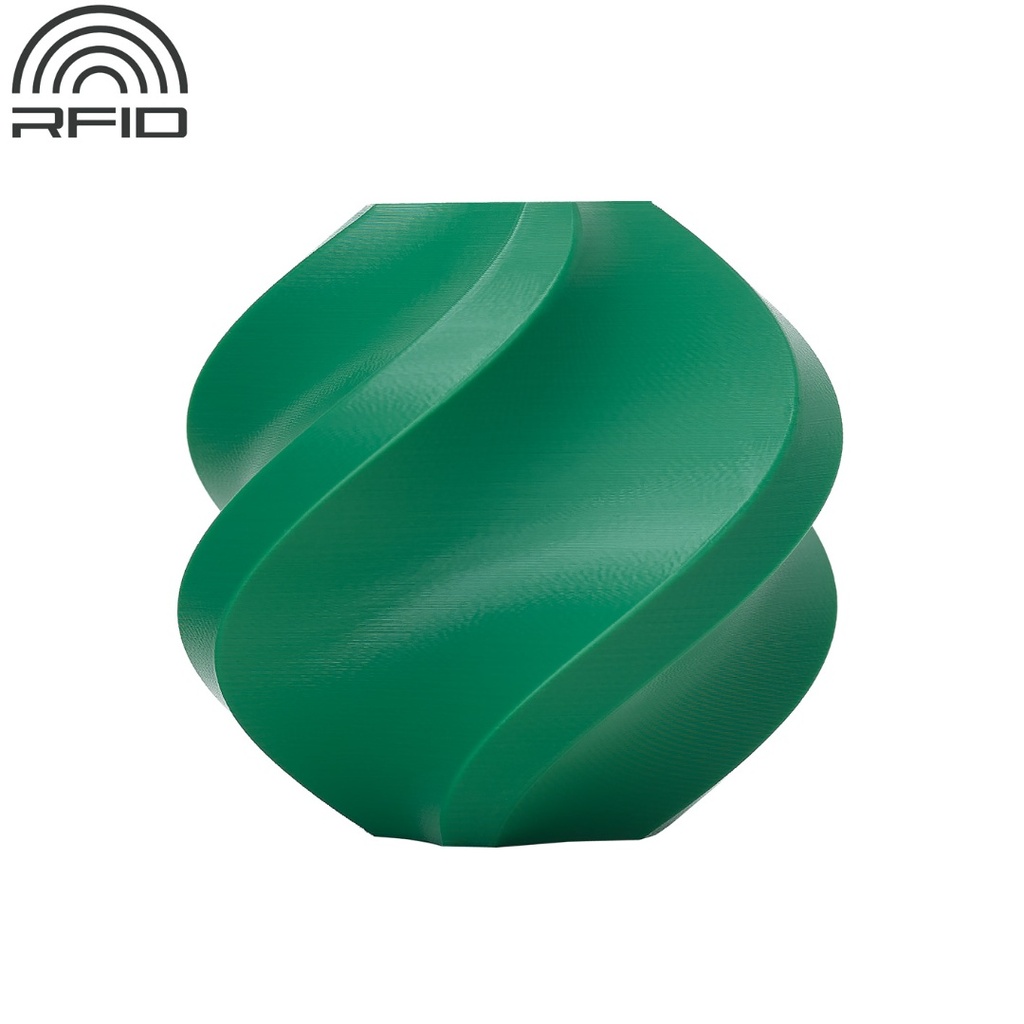 Filamento Bambu Lab PLA Basic verde oscuro 1.75mm 1kg