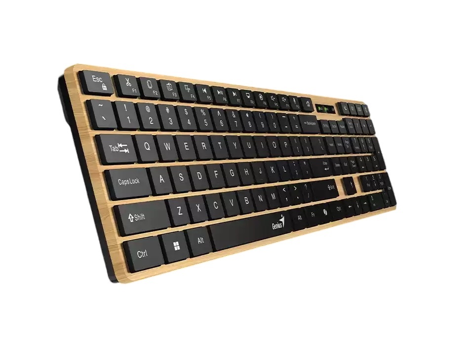 [31320004401] Teclado Genius SlimStar 7250BT madera Bluettoth