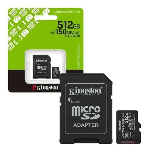 MICROSD 512GB Clase 10