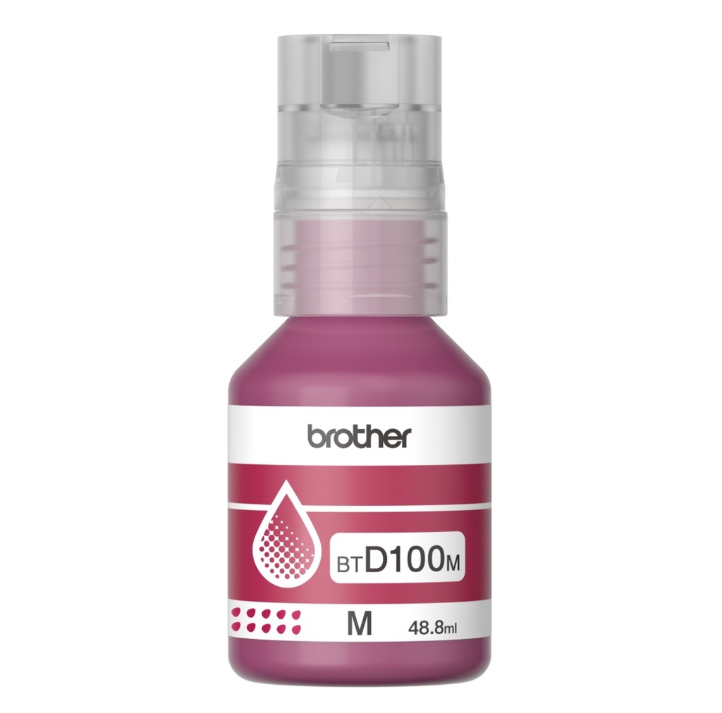 Botella tinta Brother BTD100M Magenta