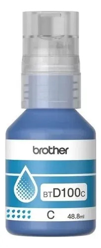 Botella De Tinta Brother Btd100c Cyan 48.8ml