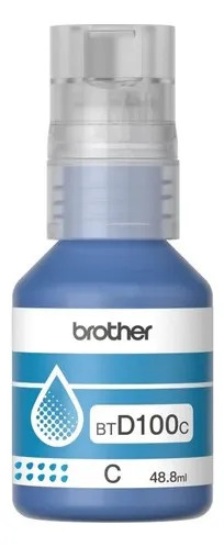 Botella De Tinta Brother Btd100c Cyan 48.8ml