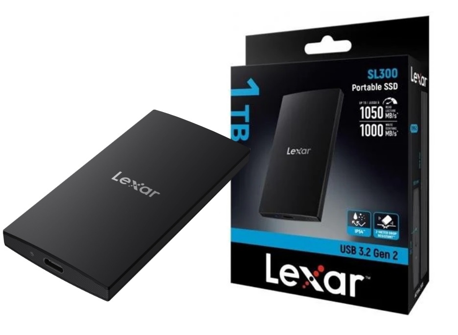 [LSL300001T-RNBNG] Disco SSD Lexar SL300 1TB portable