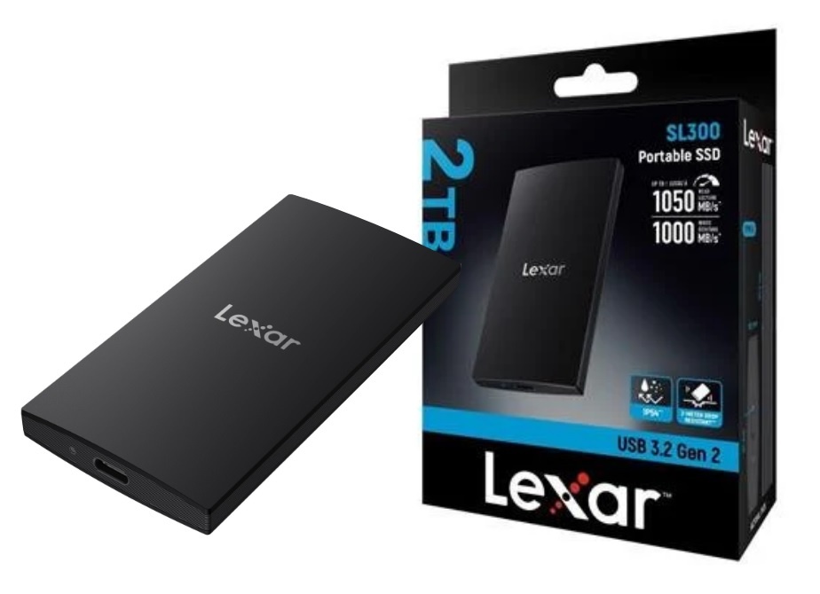 Disco SSD Lexar SL300 2TB portable