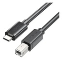 Cable USB-C A USB-B 3m Unitek