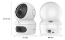 Cámara IP Doble Visión WiFi Ezviz Cs-H7c-R100-8g44wf