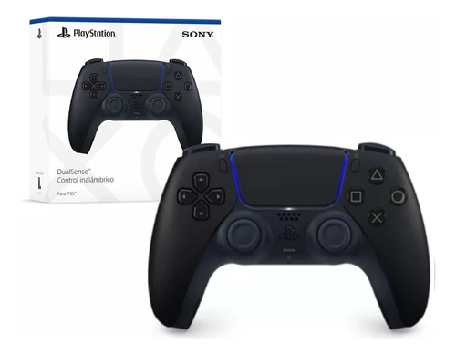 Control Dualsense Sony Negro Con Respuesta Háptica Y Gatillos Adaptativos