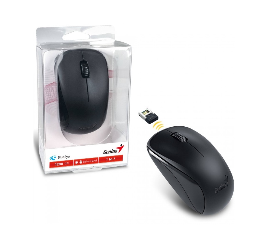 [31030027400] Mouse Genius NX-7000 inalámbrico negro