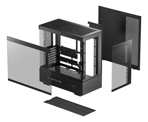 Gabinete Doble Ventanilla Deepcool Ch690 Digital Negro