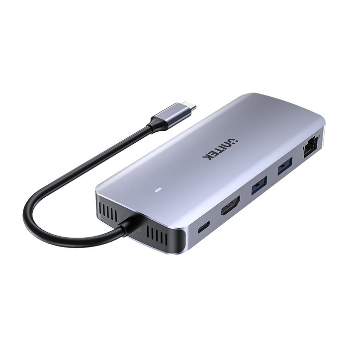 [D1120A01] HUB USB-C Unitek 6 en 1 10Gbps con slot M.2