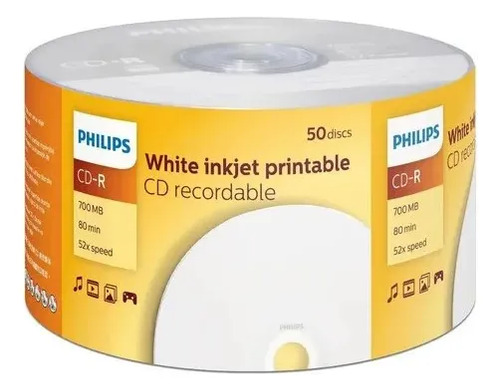 Discos Grabación CD-R 52x 700MB