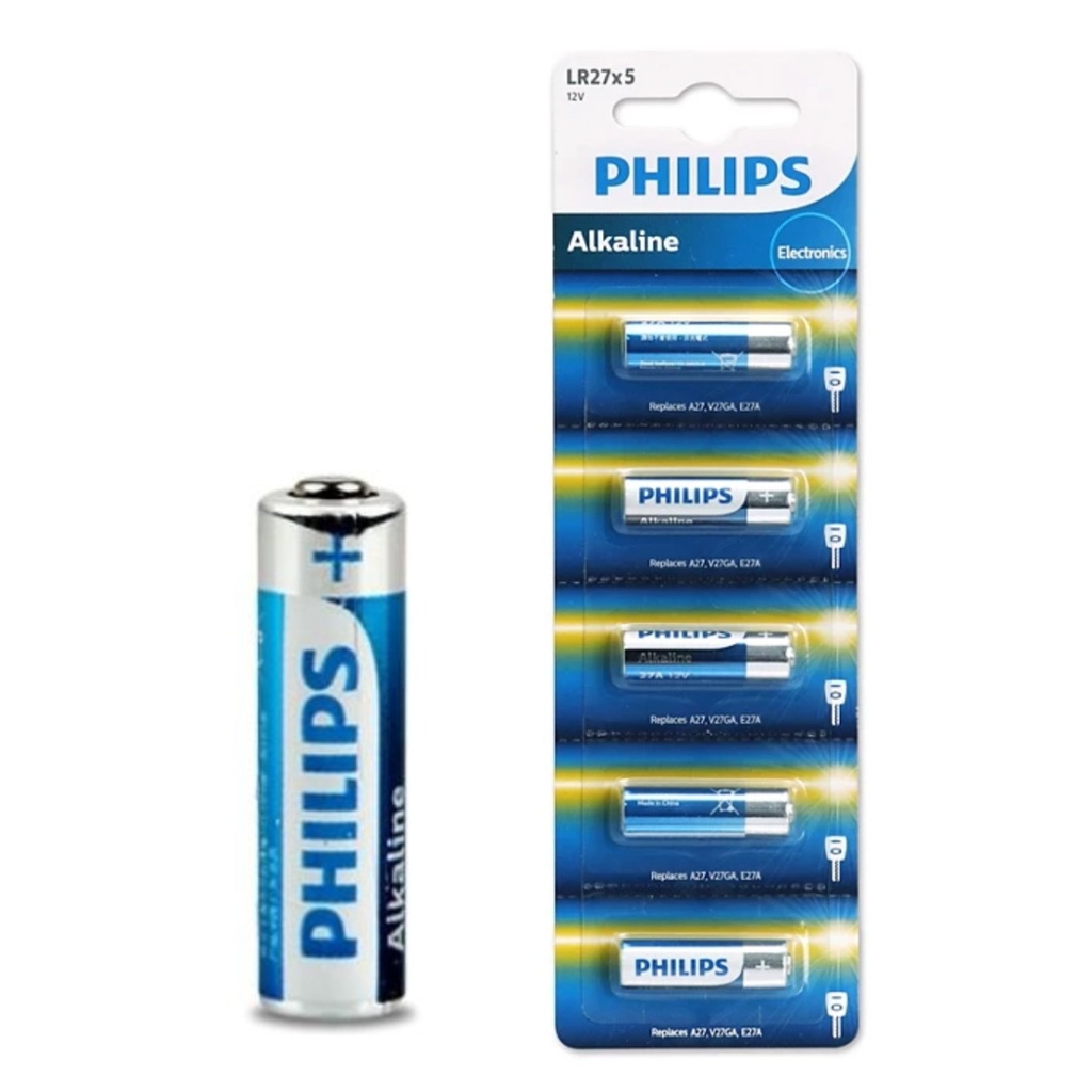 [LR27P5B/97] Pila alcalina Philips LR27 X 5