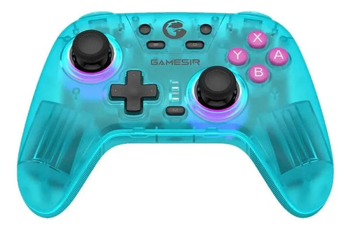 Joystick GameSir T4 Nova HD Rumble verde azulado Bluetooth