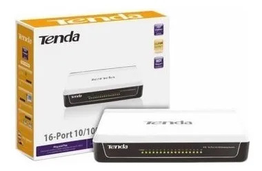 Switch L2 Administrable 16 Puertos Gigabit PoE+ Tenda