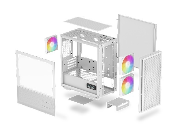 [R-CH360-WHAPE3D-G-1] Gabinete Deepcool CH360 Digital Blanco