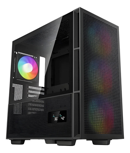 Gabinete Ventilado Con 4 Ventiladores Argb Ch560 Digital