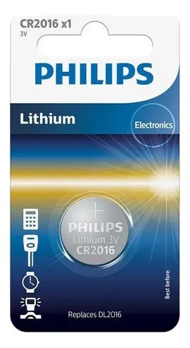 Pila De Litio Philips Cr2016 3V