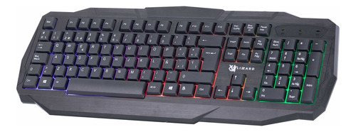Teclado X-Lizzard gamer RGB en español usb
