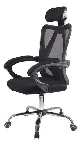 Silla De Oficina Lumax Clyde Negra