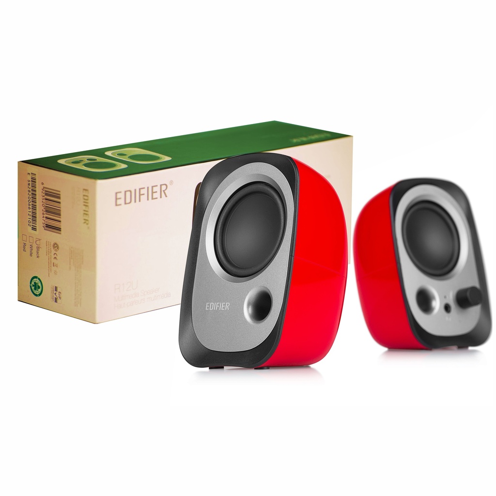 [R12U] Parlantes Edifier 2.0 R12U rojo