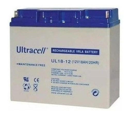 Batería de Repuesto 12V 18A ULTRACELL