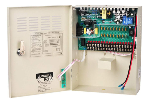 UPS 12V 10 AMP 18 SALIDAS PTC