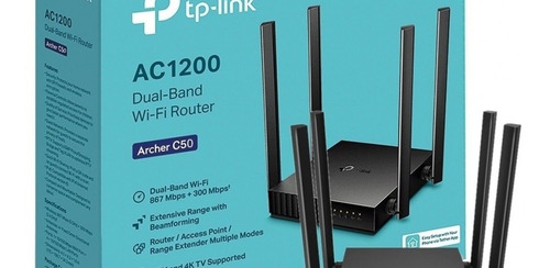 Router Wi-Fi AC1200 867+300 Mbps 4 Antenas Dual Band TP-LINK