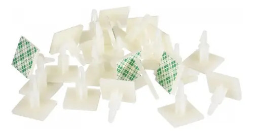 20 SOPORTES DE PCB 4MM ALTO 6,3MM ADHESIVO