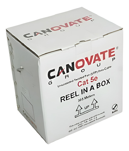 [KU0-L-24-C5E-1-1] CABLE UTP CAT5E EXTERIOR/ENTERRAR PVC 100% COBRE - NEGRO