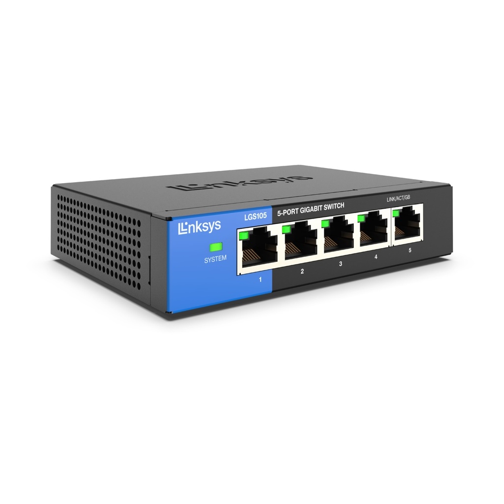Switch No Administrable 8 Puertos Gigabit LINKSYS LGS105