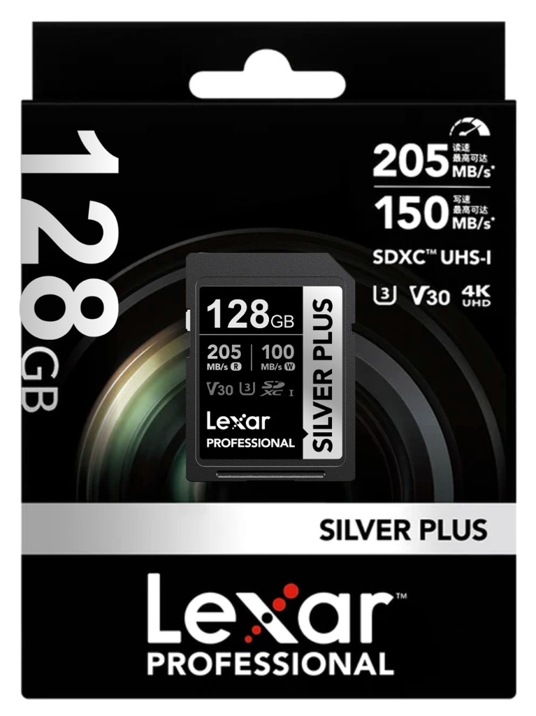 Memoria SDXC Lexar Pro 128GB Silver Plus