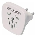 Adaptador Multiformato Ficha Schuko 