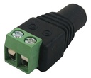 Conector Dc 12V 2.1mm Macho