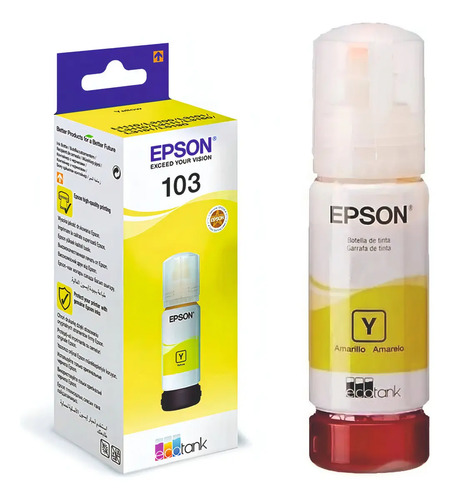 Botella de Tinta 103 EcoTank Amarillo