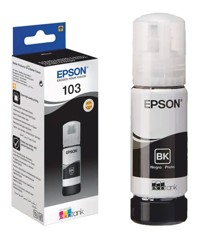 Botella Tinta Epson 103 EcoTank Negro