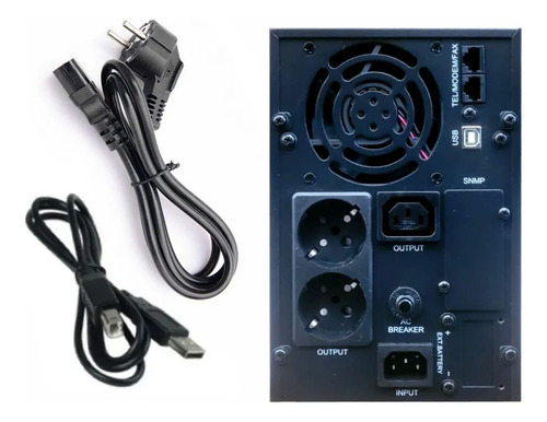 UPS Línea-Interactiva 1000VA/800W Con Pantalla LCD Nrg Plus Ea610