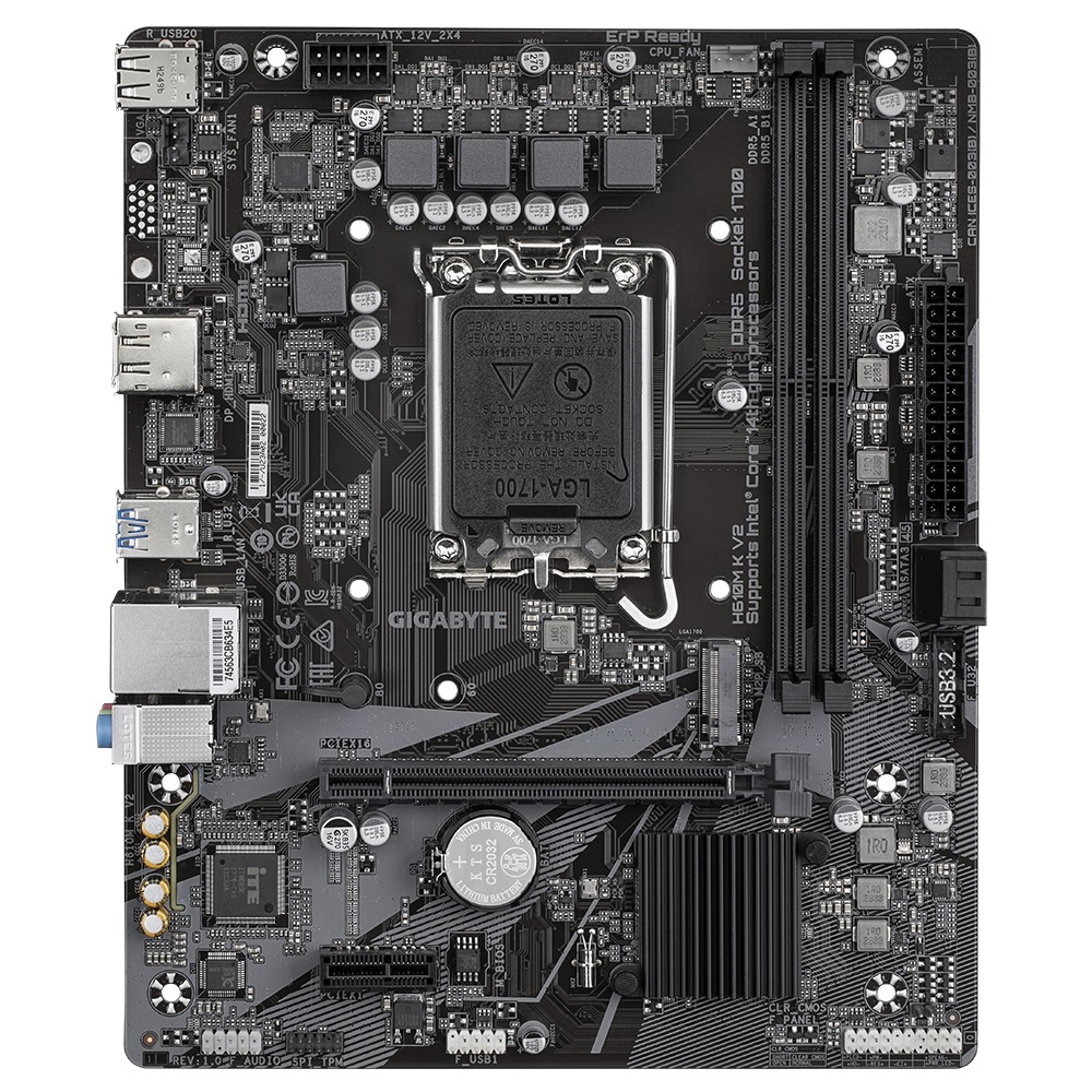 Mother Gigabyte H610M K LGA 1700