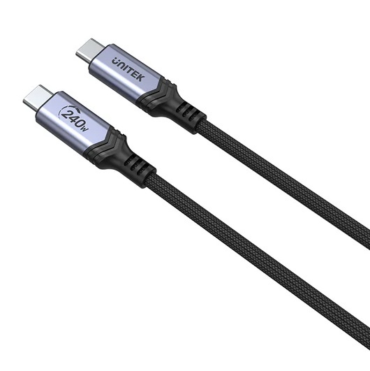 Cable Unitek USB-C a USB-C PD 240w 2m